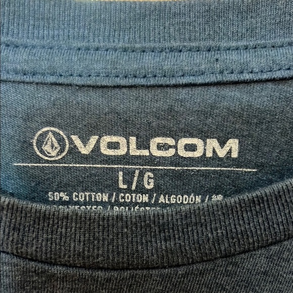 Volcom Men's Blue T-Shirt - Picture 2 of 4